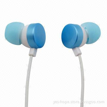 Low-price earphones, moving coil driver for intensely clear sound/full dynamic from portable sources